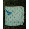 Trousse Flamant Rose Turquoise "N°3"