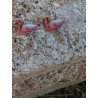 Boucles d'oreille Flamant