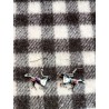 Boucle d'oreille chevaux multi colores