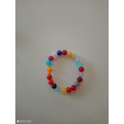 Bracelet perle multicolore...