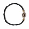 Bracelet Noire Divine – Élégance et Lumière