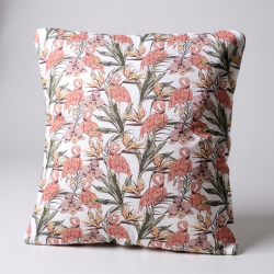 Coussin Flamant Exotique –...